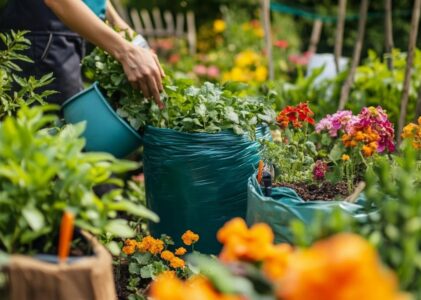 Comment choisir des sacs poubelles pour déchets verts dans votre jardin