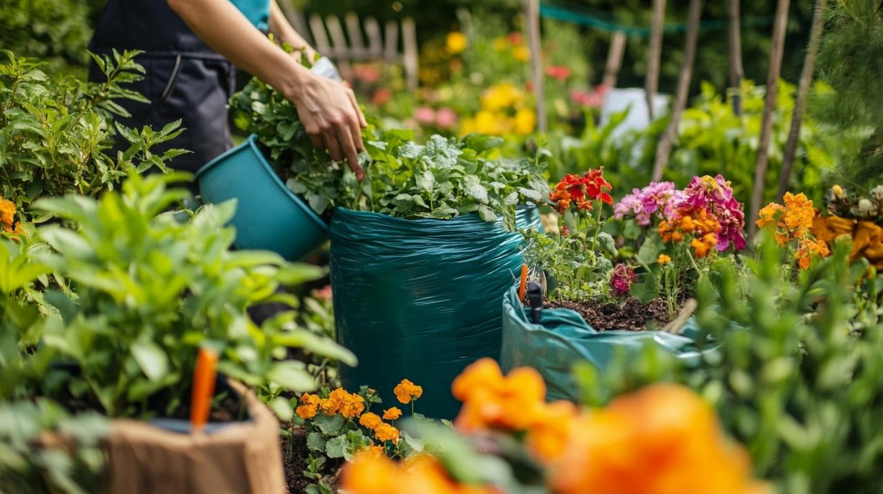 Comment choisir des sacs poubelles pour déchets verts dans votre jardin
